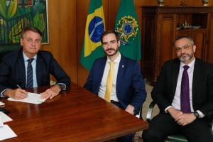 presidente Bolsonaro e José Ricardo da Veiga