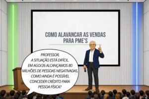 "o professor de crédito"